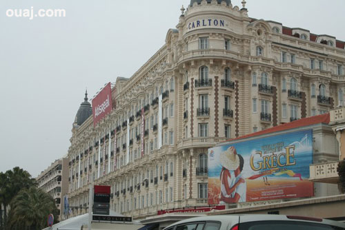 Hotel le Carlton à Cannes sur la Cote d'Azur