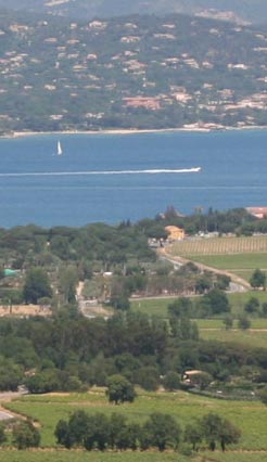 Baie de Saint Tropez vu de Gassin