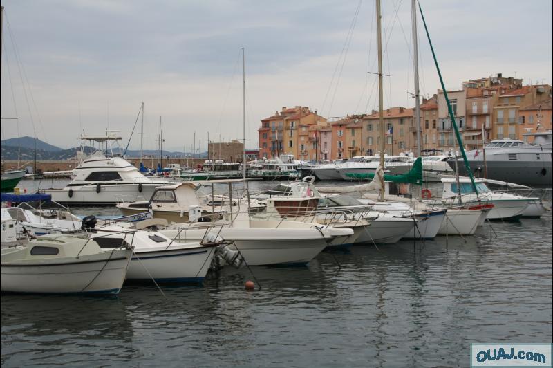 Bateaux dans le port de Saint Tropez