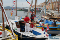 Ida, Monica, nom de bateaux anciens dans le port de Saint Tropez
