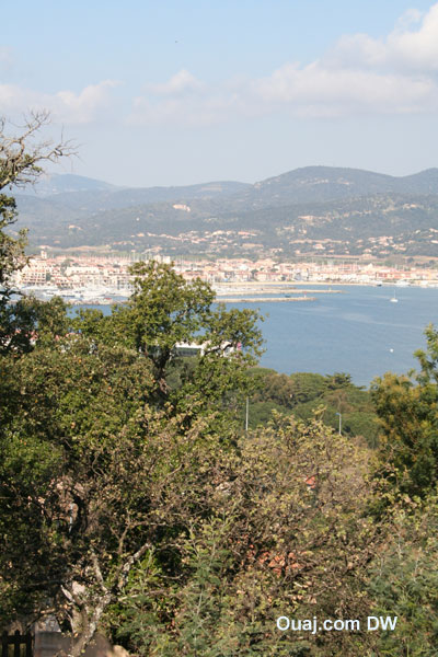 Sainte Maxime vue des hauteurs de Saint Tropez