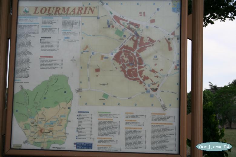 Plan de Lourmarin
