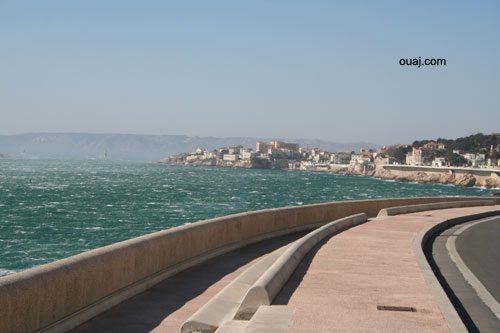 Marseille Mistral mer agitee